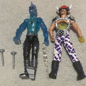 2 Vintage Action Man Villains from the 1990s